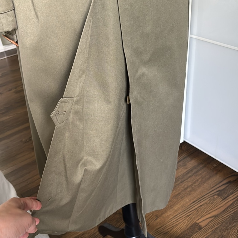 Vintage Burberrys Heavyweight Check-Lined Raincoat / Trench – Pristine - Picture 10 of 13
